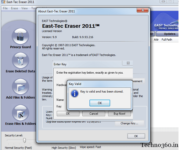 East Tec Eraser 2014 Serial Key